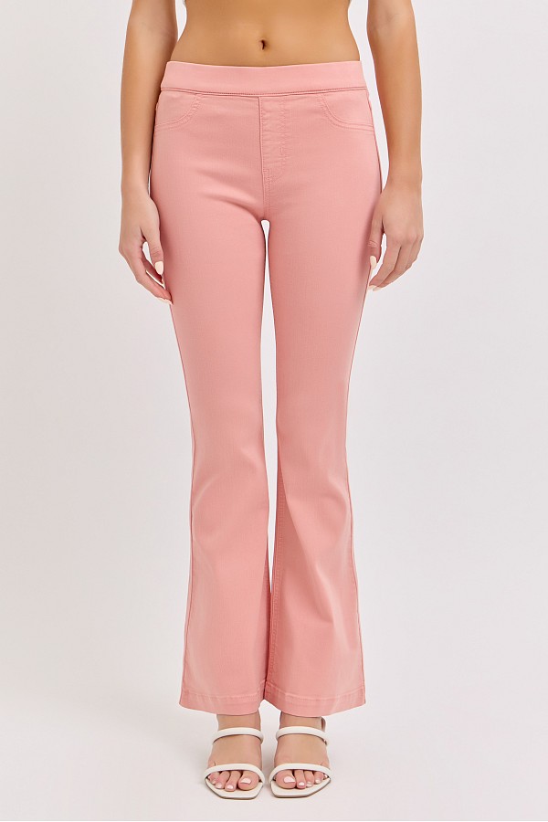 30" Inseam Mid Rise Flare Jegging